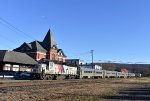 NJT Geep Pushing its train out of Pt. Jervis